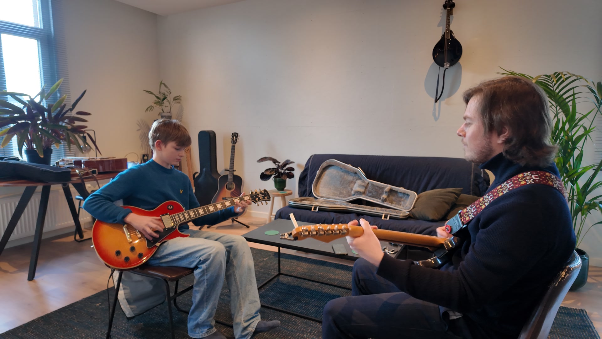 Privé elektrische gitaarles in Antwerpen