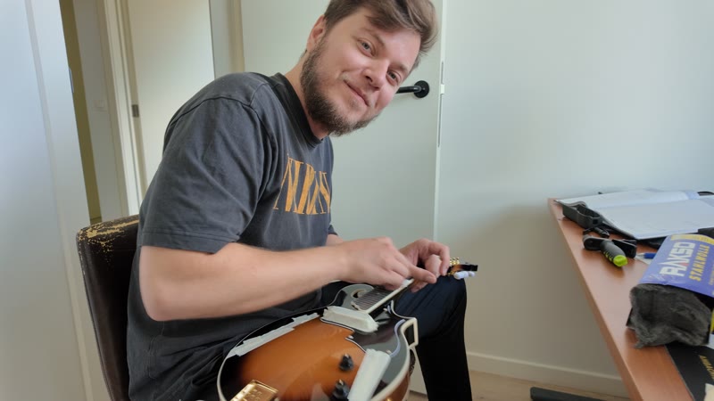 Afstellen van een mandoline tijdens onderhoud